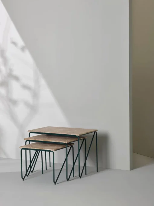 Triptych Nesting Table / By All the way to Paris
