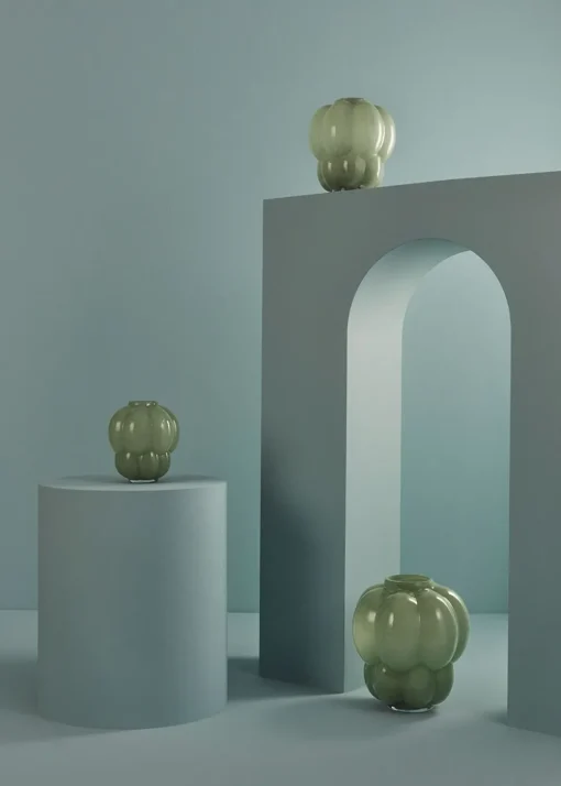 UVA glass vase