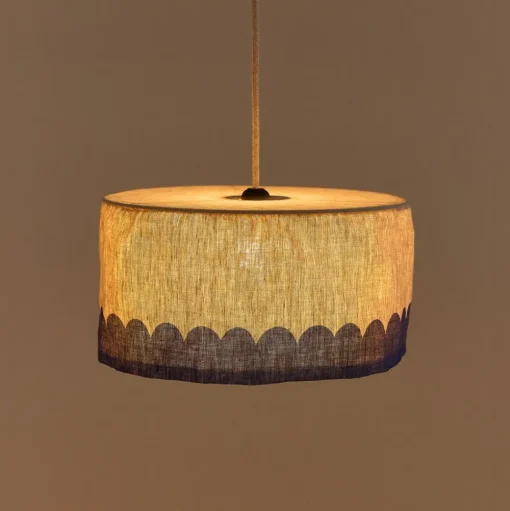 Vibes Linen Pendant Lampshade 40cm