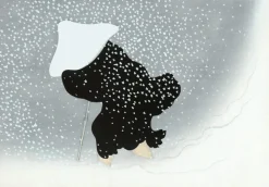 Walking in snow