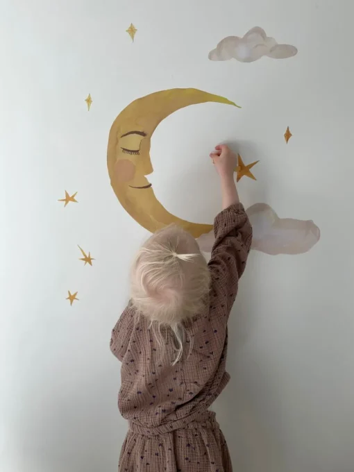 Wallsticker Moon Multi