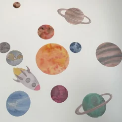 Wallsticker Solar system Multi