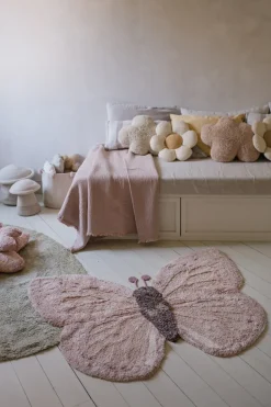 Washable Animal Rug Baby Butterfly