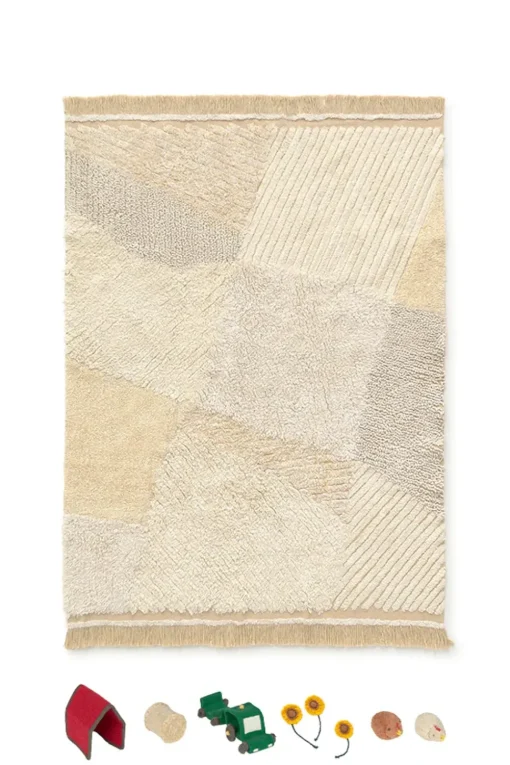 Washable Play Rug Farm Fields