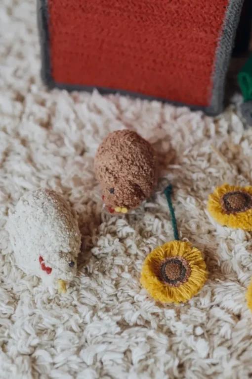 Washable Play Rug Farm Fields