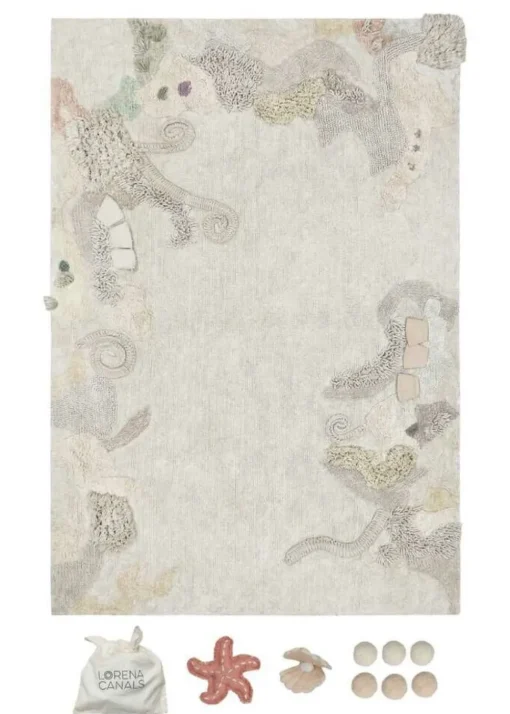 Washable Play Rug Seabed
