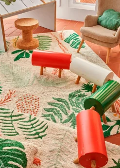 Washable Rug Botanic Plants
