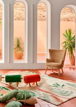 Washable Rug Botanic Plants