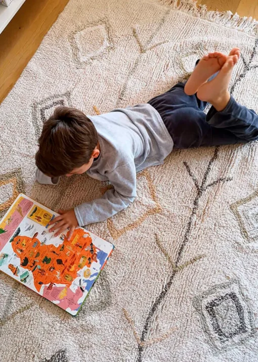 Washable Rug Kaarol Earth