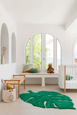 Washable Rug Monstera Leaf