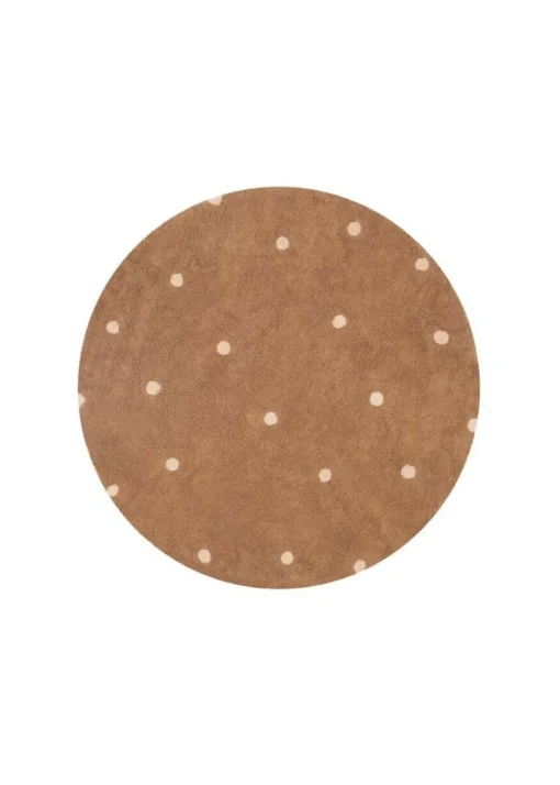 Washable Rug Round Dot