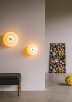 Wave Optic Opal Lamp