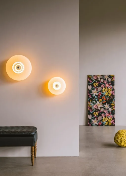 Wave Optic Opal Lamp