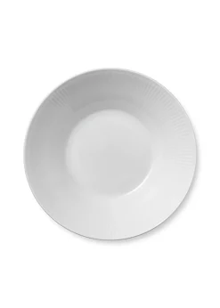 White Fluted - Deep Plate