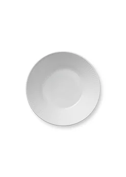 White Fluted - Deep Plate