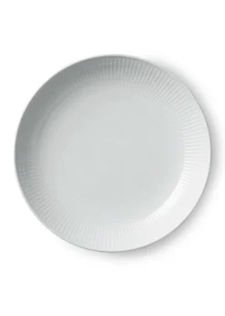 White Fluted - Modern Plates