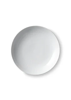 White Fluted - Modern Plates