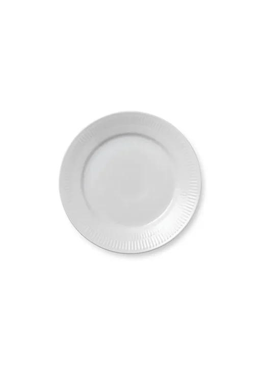 White Fluted - Plate