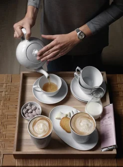 White Fluted - Plate