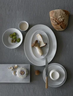 White Fluted - Plate