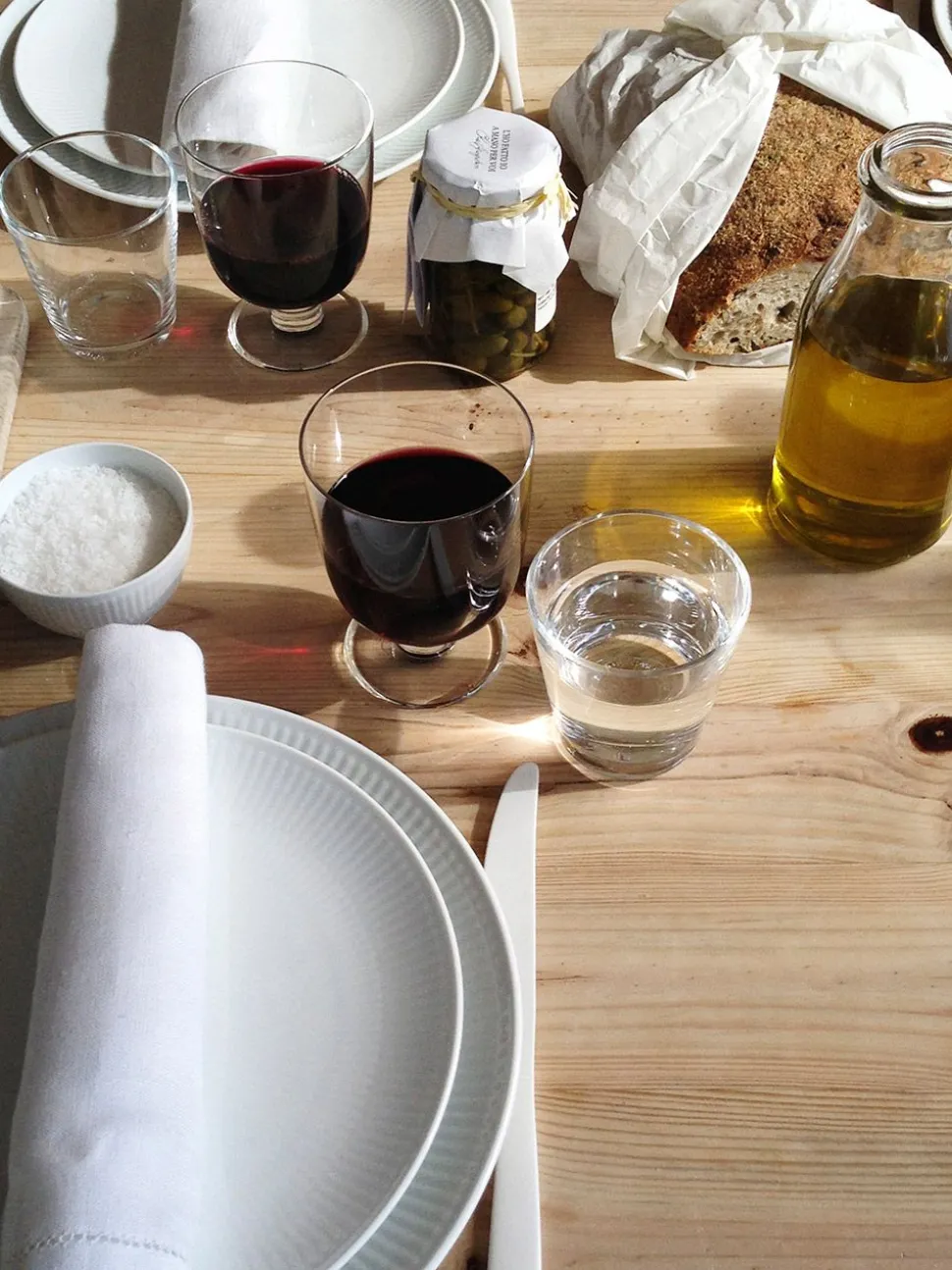 White Fluted - Plate