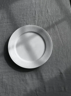 White Fluted - Plate