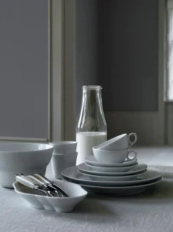 White Fluted - Plate