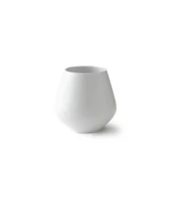 White Fluted - Vase