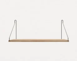 White Oiled Oak Shelf - 60 cm