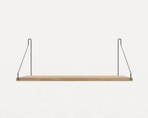 White Oiled Oak Shelf - 60 cm
