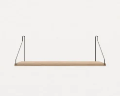 White Oiled Oak Shelf - 60 cm