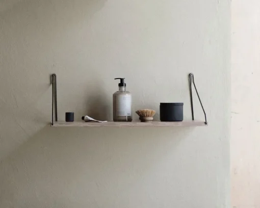 White Oiled Oak Shelf - 60 cm