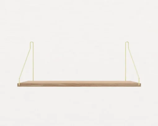 White Oiled Oak Shelf - 60 cm