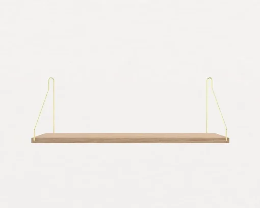 White Oiled Oak Shelf - 60 cm