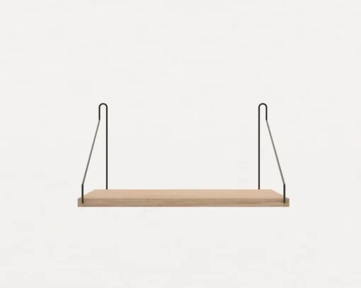 White Stained Oak Shelf - 40 cm