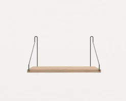 White Stained Oak Shelf - 40 cm