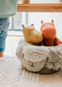 Woolable Basket Pink Nose Sheep