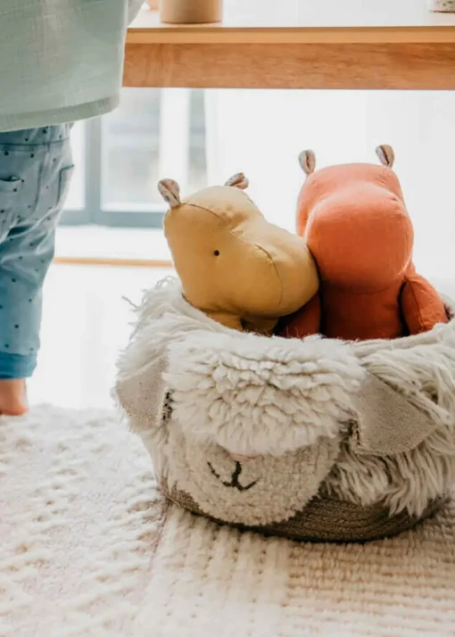 Woolable Basket Pink Nose Sheep